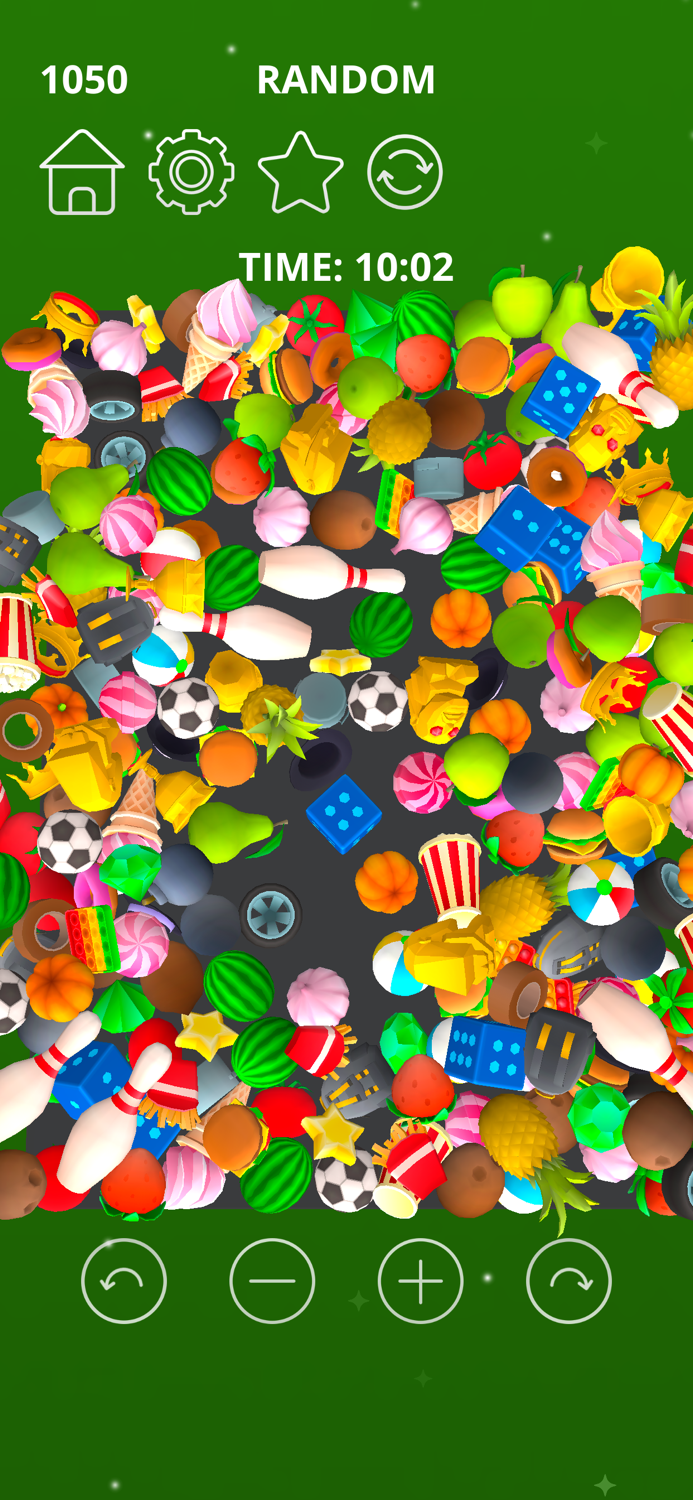 Triple Match - 3D Objects