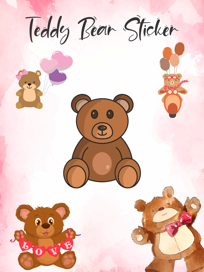 Teddy Bear Day Stickers