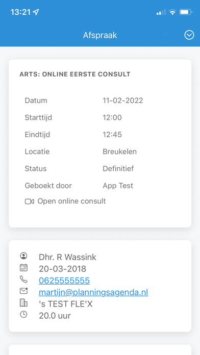 Planningsagenda.nl Screenshot
