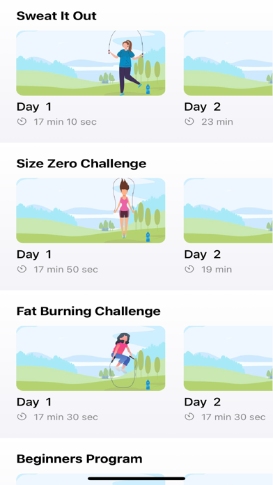 Jump Rope Fitness App Screenshot