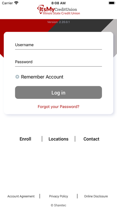 Its My CU Mobile Banking Screenshot