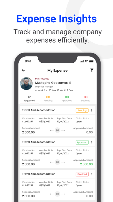 RockEye Employee Self Service Screenshot