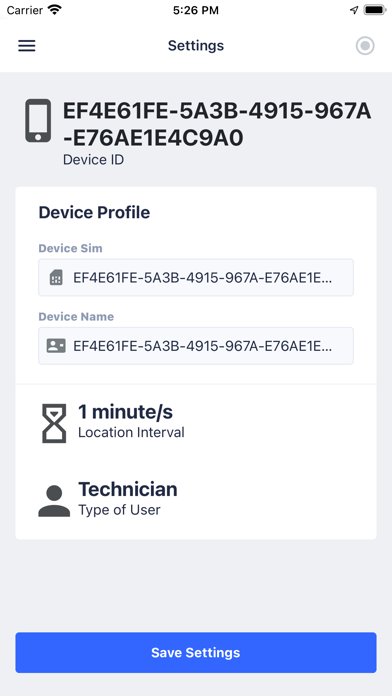 Trackme v2 Screenshot