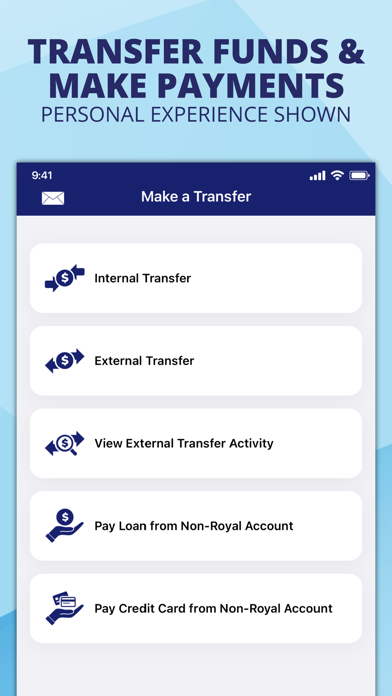 Royal Credit Union Screenshot