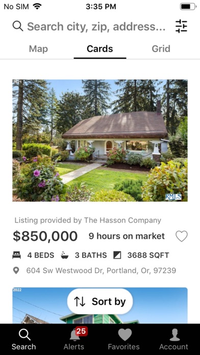 Portland Realty Team Screenshot