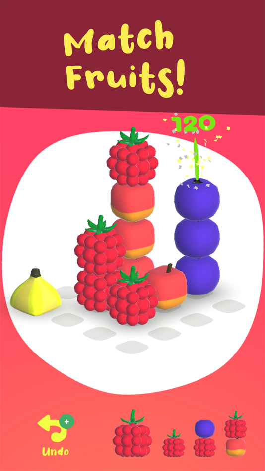 #1. Chunk Fruits - Match-3 Puzzler (iOS) 由: Marc Seibert