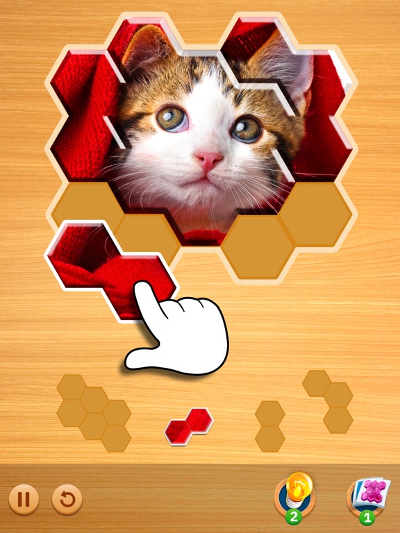 Screenshot #5 pour Puzzles Ⓞ Jigsaw Puzzles Hexa
