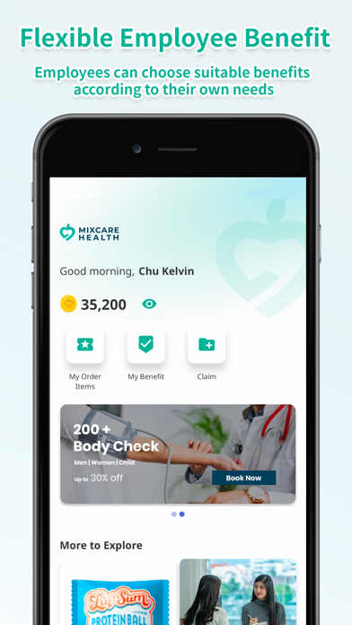 MixCare Health Wellness Screenshot