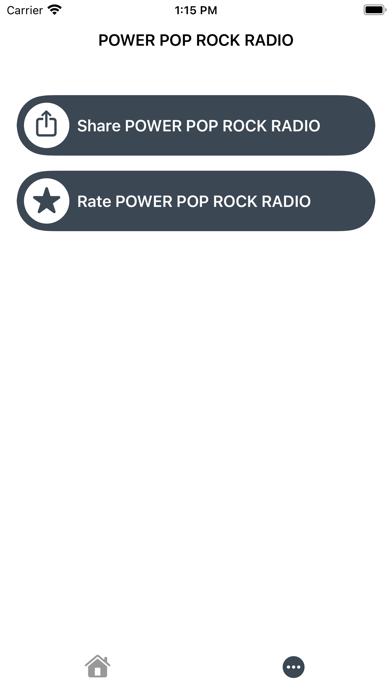Power Pop Rock Radio Screenshot