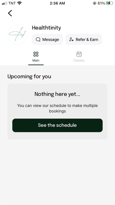 Healthtinity Yoga & Fitness Screenshot