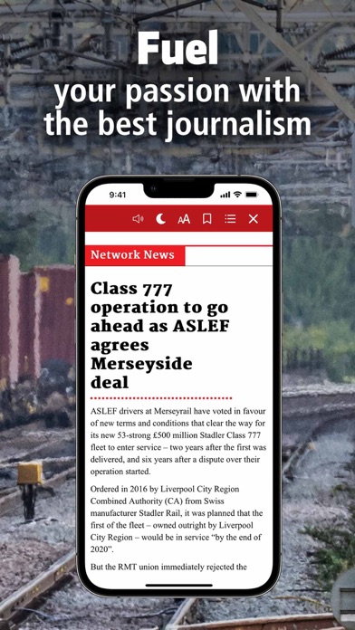 RAIL Magazine Screenshot