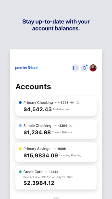 Your Premier Bank Mobile Screenshot
