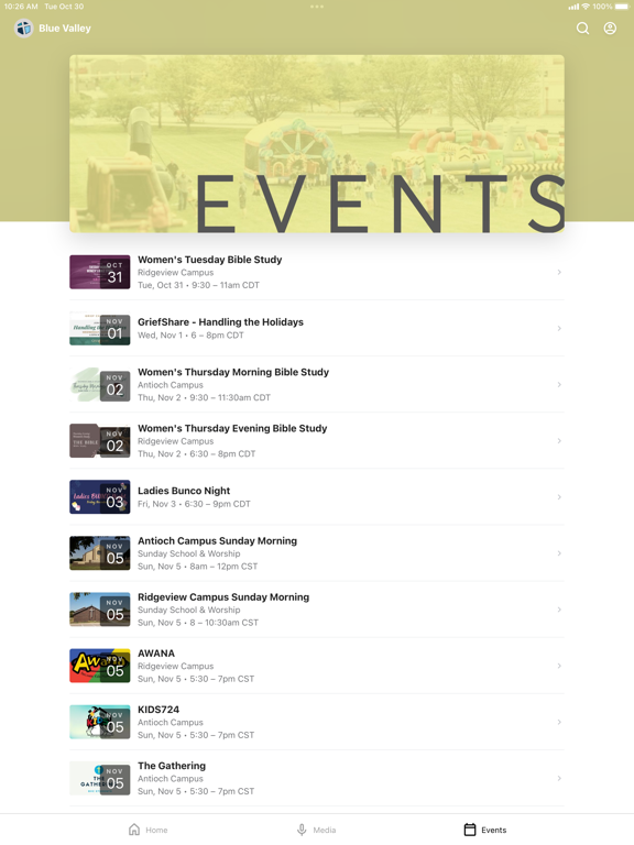 Screenshot #6 pour Blue Valley Church