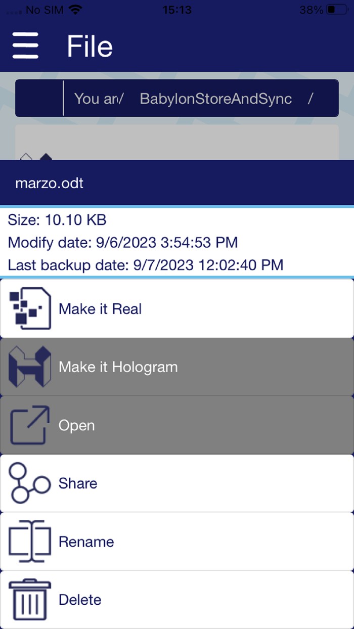 Babylon StoreandSync