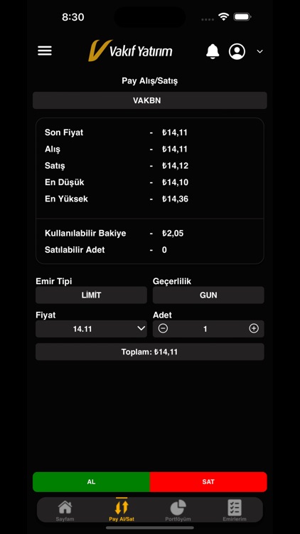 Vakıf Yatırım Mobil