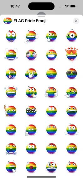 Game screenshot LGBTQA+ Flag Emoji apk