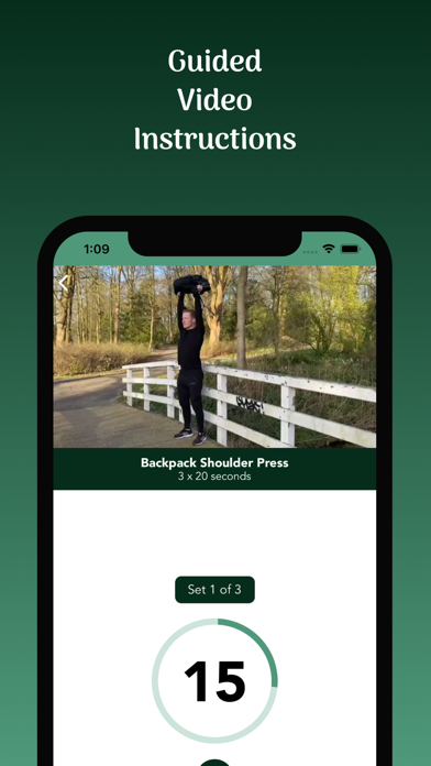Backpack Workout Screenshot