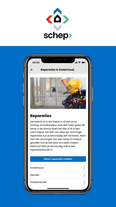 Schep app Screenshot