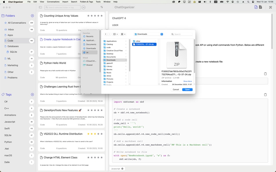 #6. Chat Organizer (macOS) 由: Gepsoft,Lda