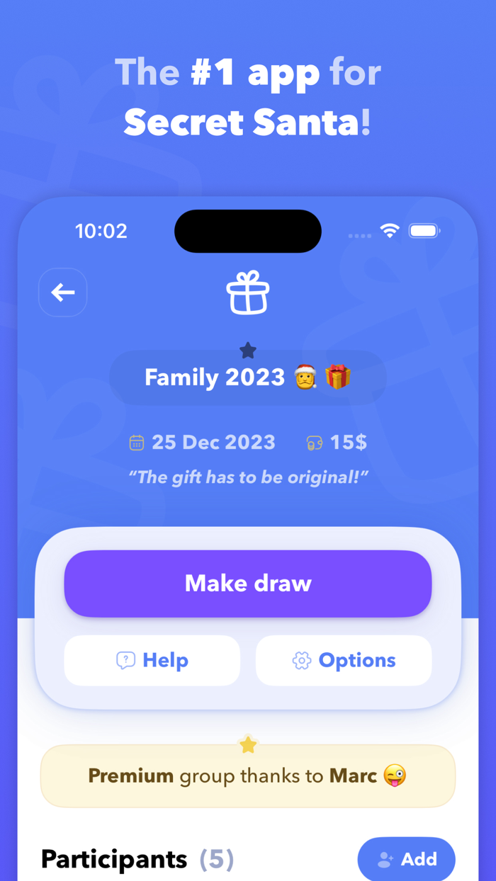 Secret Santa 22 Gift exchange