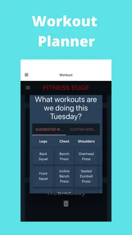Game screenshot Workout Planner App hack
