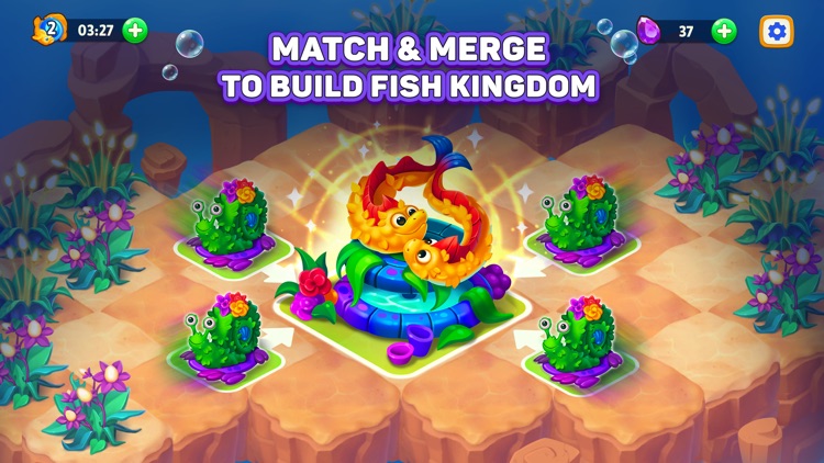 Sea Merge: Fish Aquarium screenshot-0