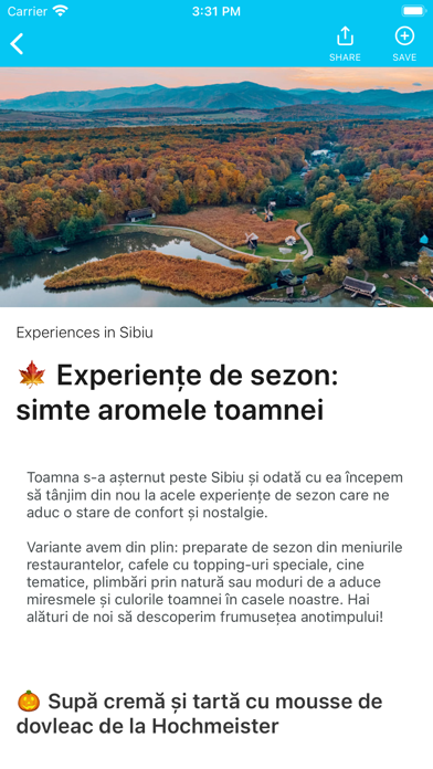 Sibiu City App Screenshot