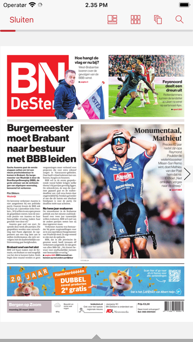 BN DeStem - Digitale krant Screenshot