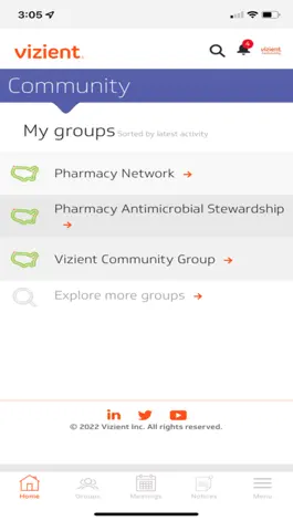 Game screenshot Vizient Community mod apk