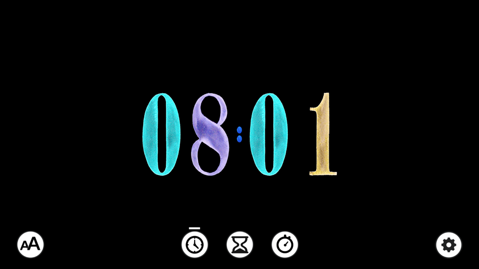 #7. TimeFont (iOS) Bởi: Paul Scott