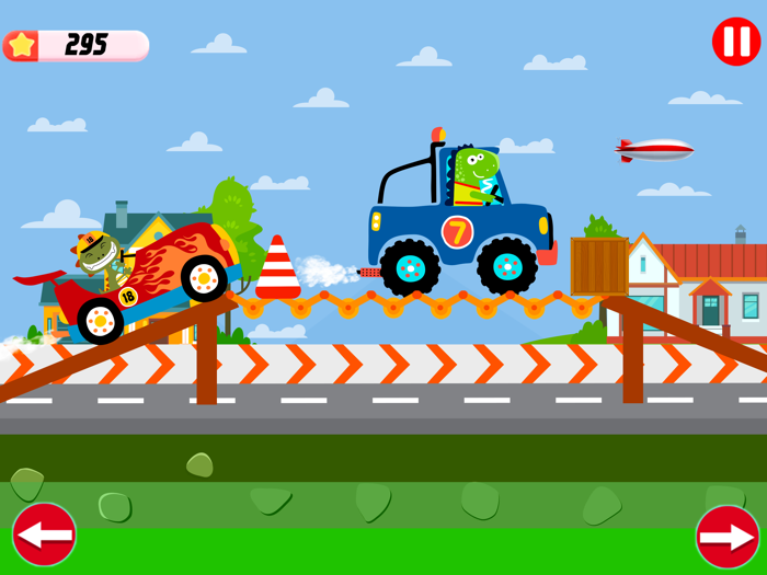 Dinosaur Trucks Ride Car Games
