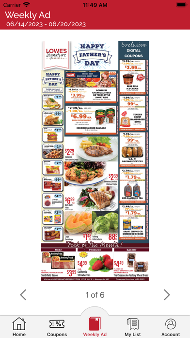Lowe's Signature Market Screenshot
