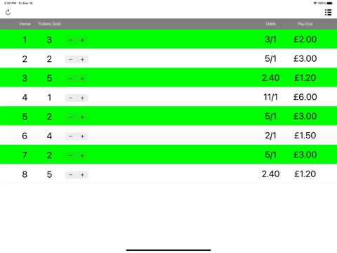 Race Night - Tote Calculatorのおすすめ画像2