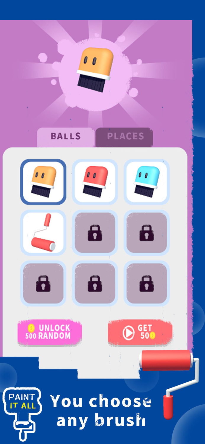 Paint it all - puzzle game