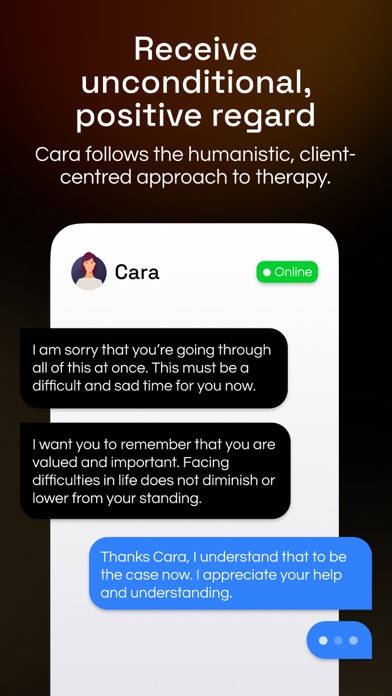 Cara: AI Therapy Screenshot