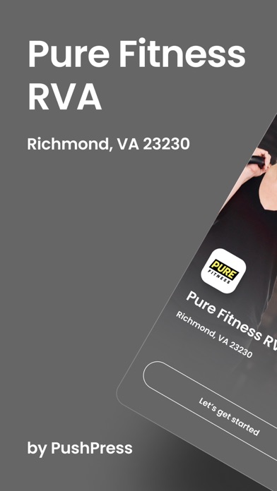 Pure Fitness RVA Screenshot 1 - AppWisp.com Pure Fitness RVA Screenshot 1 - AppWisp.com