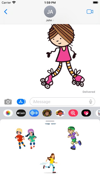 Roller Skating Stickers screenshot-5