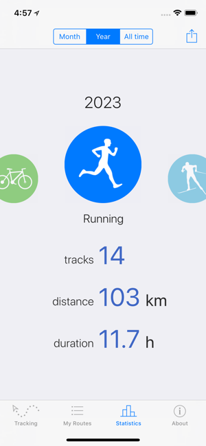 ‎Routie ~ GPS sports tracker Screenshot