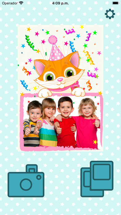 Happy birthday frames cards . Screenshot