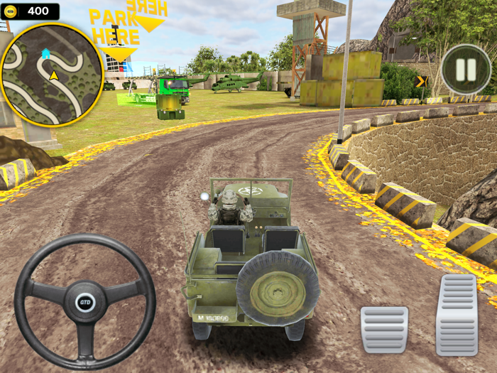 Army Jeep Truck Driving Games