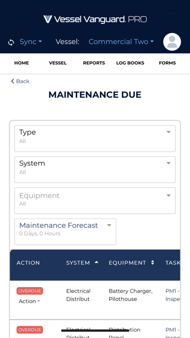 Vessel Vanguard PRO Screenshot
