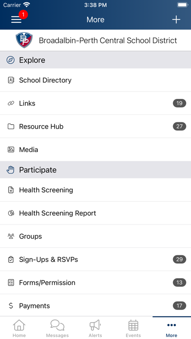 Broadalbin-Perth ParentSquare Screenshot