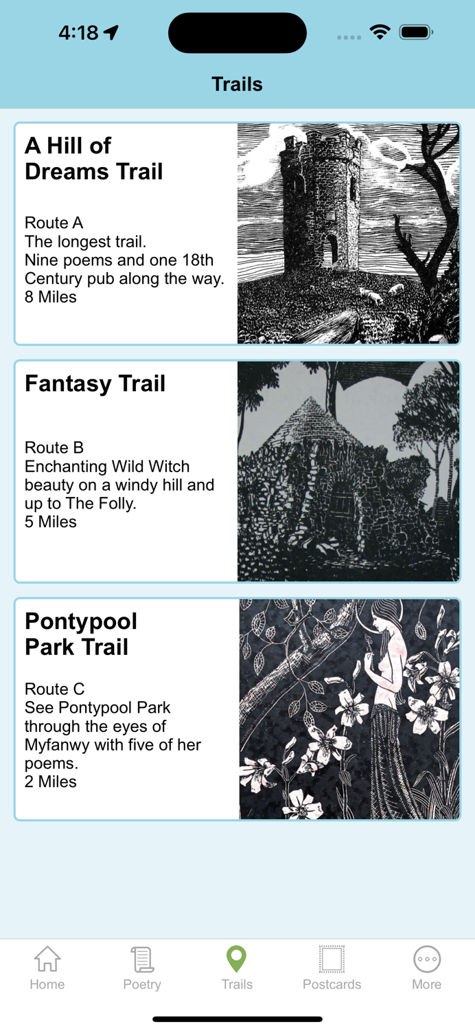 Myfanwy Haycock Poetry Trail