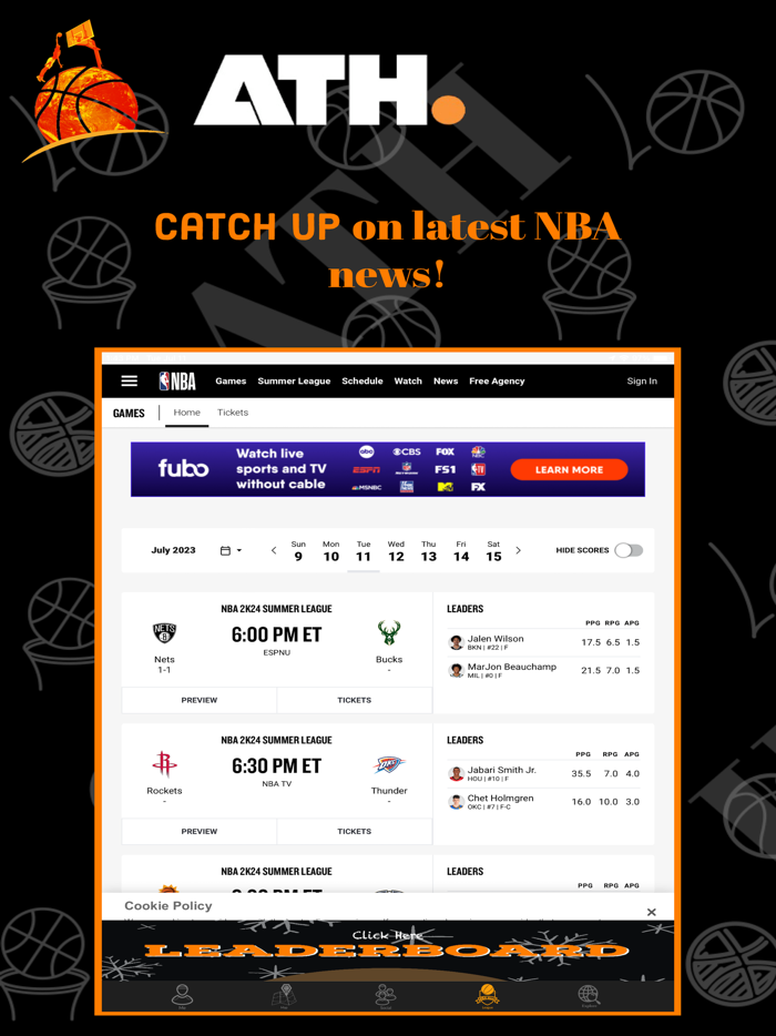 ATH - Pickup Basketball App