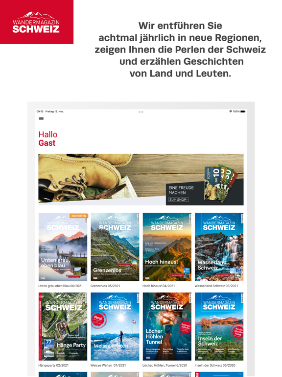 Screenshot #4 pour Wandermagazin SCHWEIZ