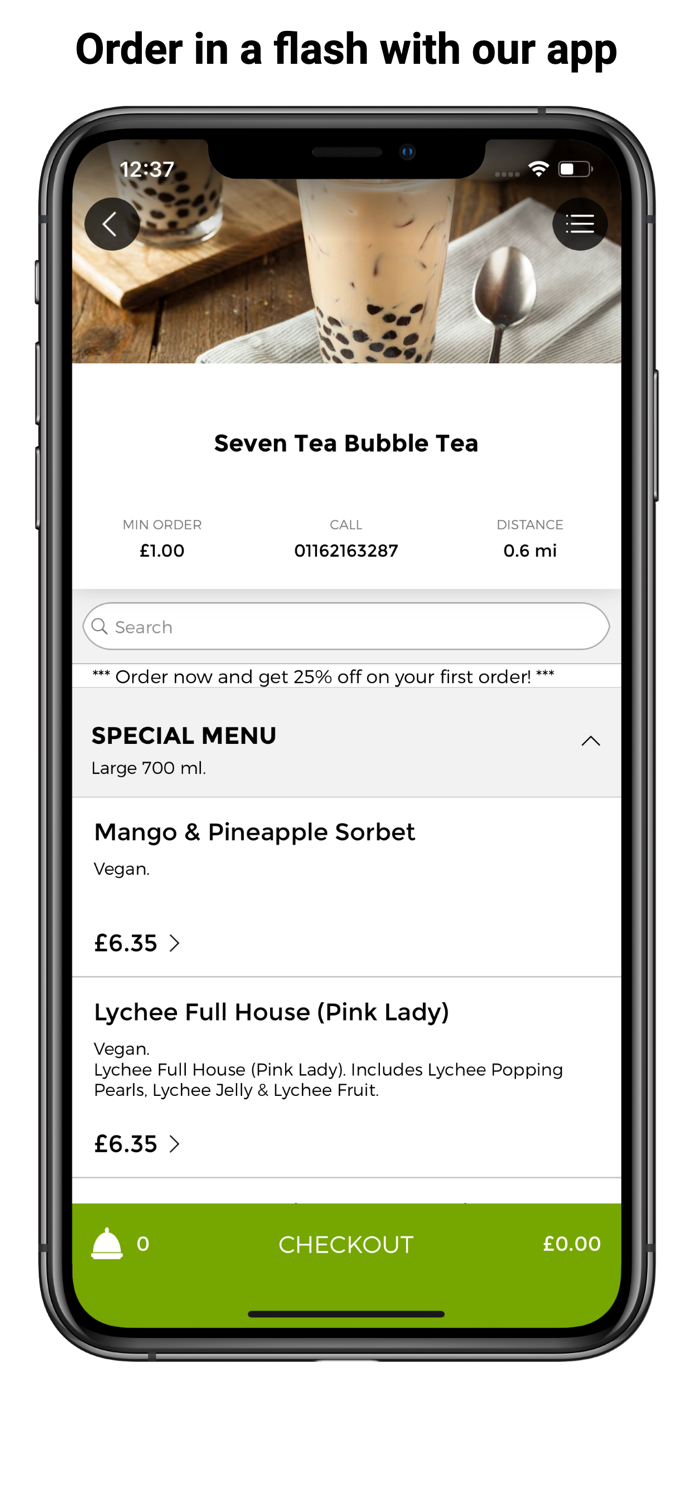 Seven Tea Bubble Tea