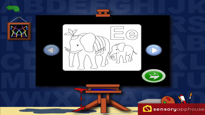 Sensory Alphabet Paint