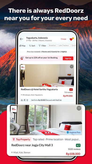 RedDoorz - Hotel Booking App Screenshot