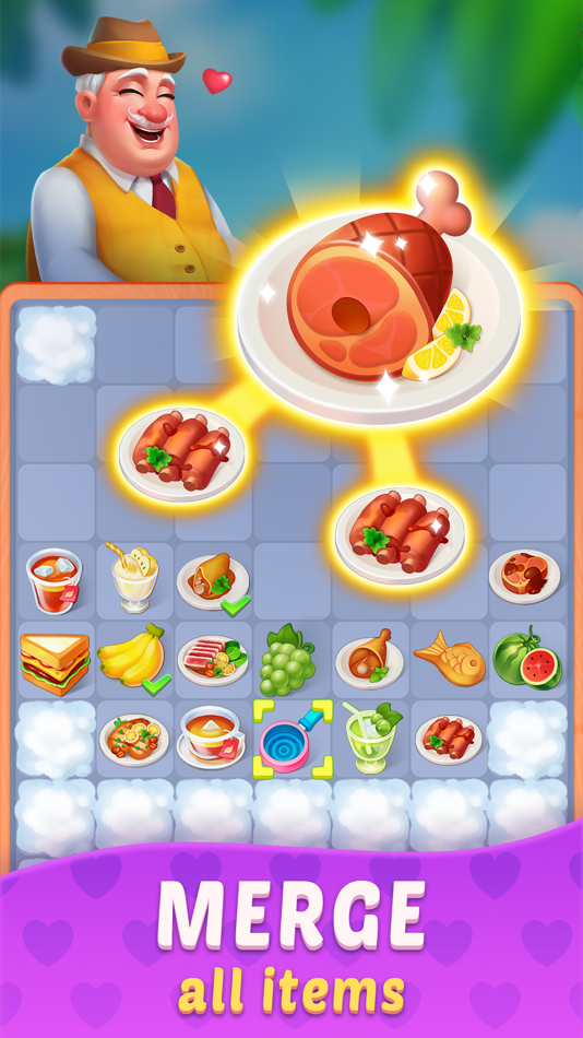 #1. Merge Resto – Match & Decor (iOS) 来自: TAAP GLOBAL LTD