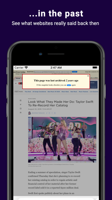 Screenshot #2 pour WebRewind